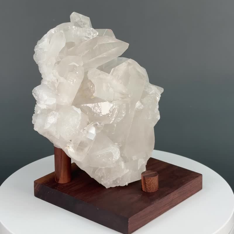 白晶簇  071241 - 摆饰 - 水晶 白色