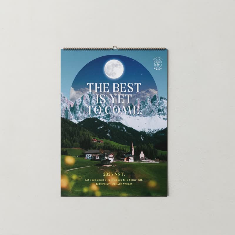 【Buleprint 2025月历】The best is yet to come. - 年历/台历 - 纸 多色