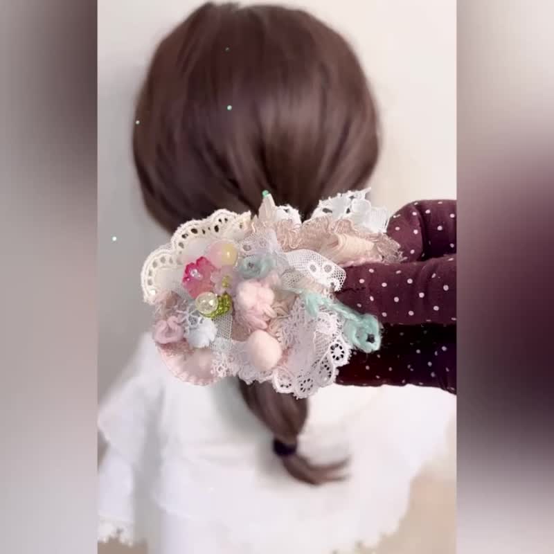 手工拼接 / 串珠发夹 BB 夹 浏海夹 马尾夹 弹簧夹 发梳 发叉 - 发饰 - 其他材质 多色