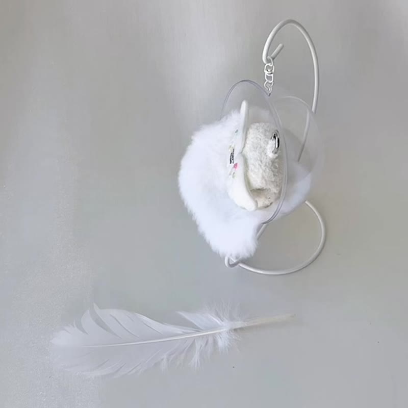 AN ANGEL BY YOUR SIDE AirPods 3&Pro 保护壳 (浅紫色_巨型球) - 耳机收纳 - 绣线 紫色