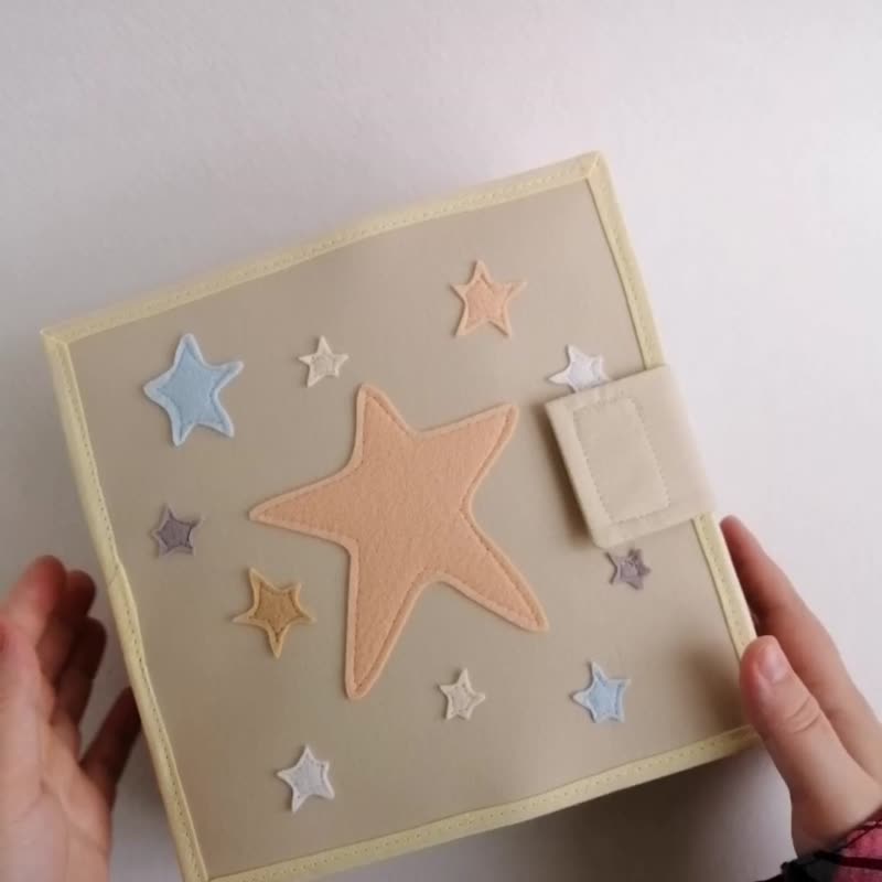 Quiet book, kids quiet books for boy, busy book for girls, easy toys, baby gift - 玩具/玩偶 - 棉．麻 多色