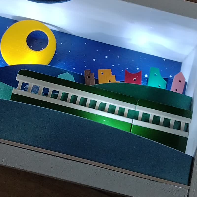 搭乘江之电前往镰仓和江之岛 ENOSHIMA - 灯具/灯饰 - 木头 多色