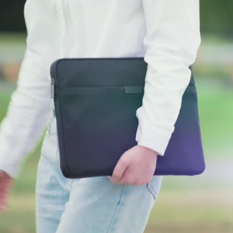MacBook 14/16寸 Bergen 防水尼龙减震笔电保护套-午夜黑 - 电脑配件 - 橡胶 黑色