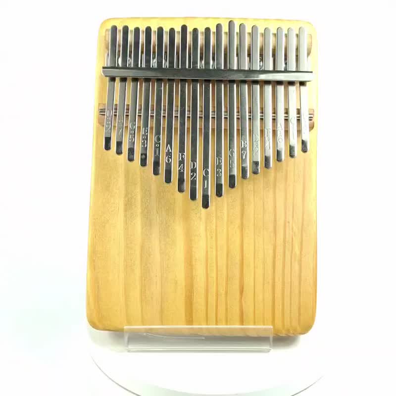 栓木拇指琴/17音拇指琴/KALIMBA - 吉他/乐器 - 木头 金色