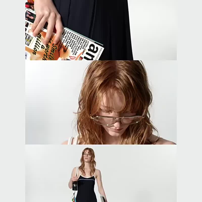 海軍藍 m1u系運動風洋裝 細肩帶拼接假兩件連身裙 - 洋装/连衣裙 - 聚酯纤维 蓝色