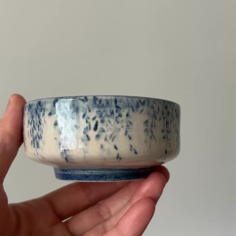 花絮之三  手绘青花8.6 x 4 cm   100ml - 茶具/茶杯 - 陶 