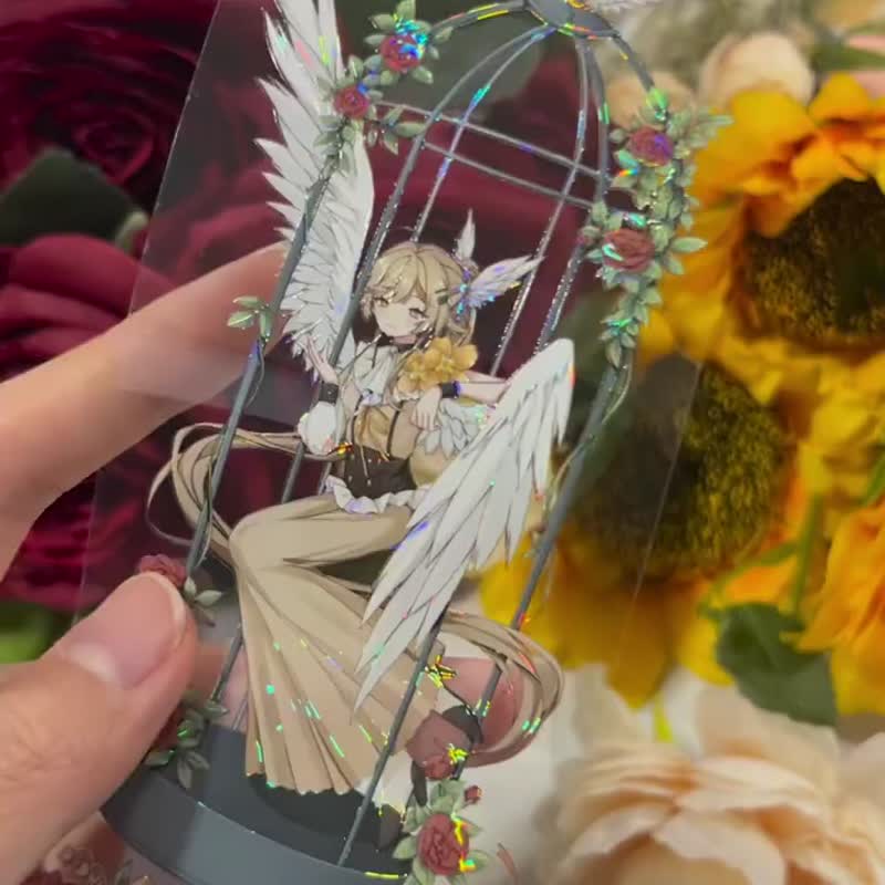 金絲雀 PET 紙膠帶 貝殼光 10米卷 - 纸胶带 - 其他材质 多色