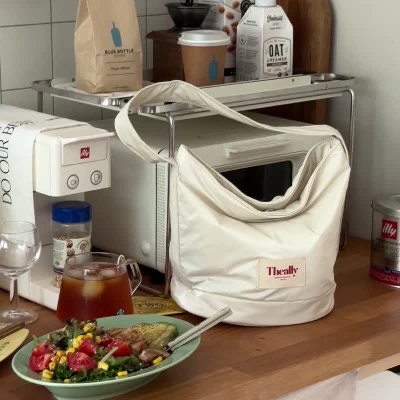 韩国 The Ally | BOLD BAG (附小袋) | 白色 | 手袋 单肩包 - 手提包/手提袋 - 防水材质 白色