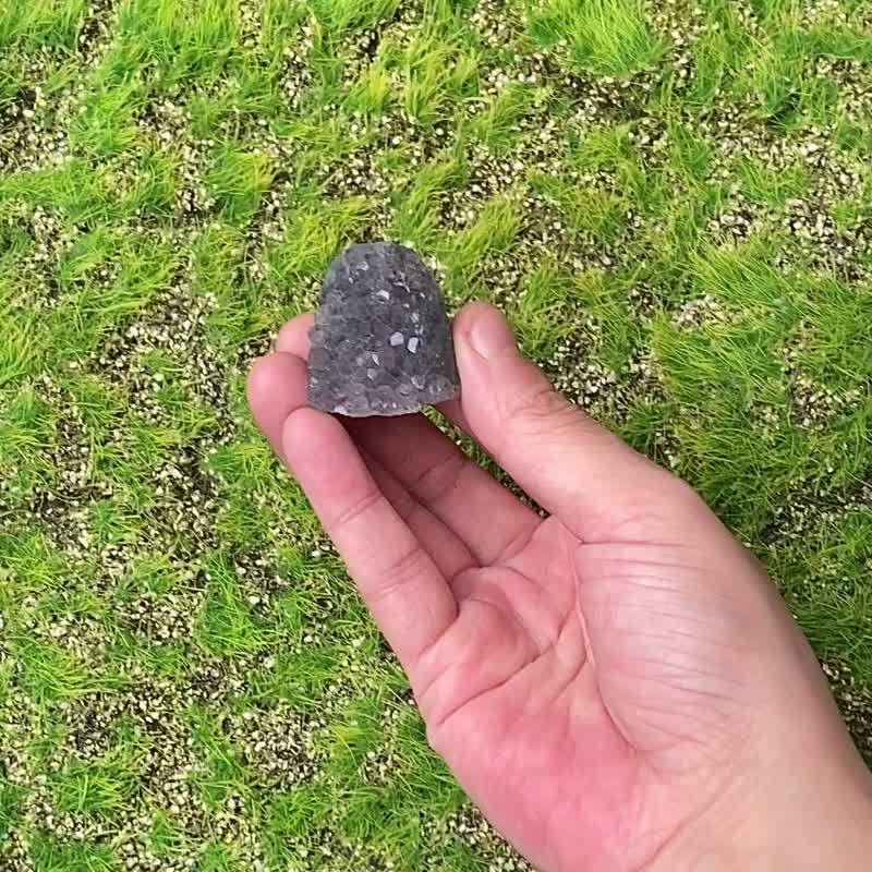 小小能量摆件-天然小小迷你可爱紫晶镇 紫水晶 消磁 快速出货 - 其他 - 水晶 紫色