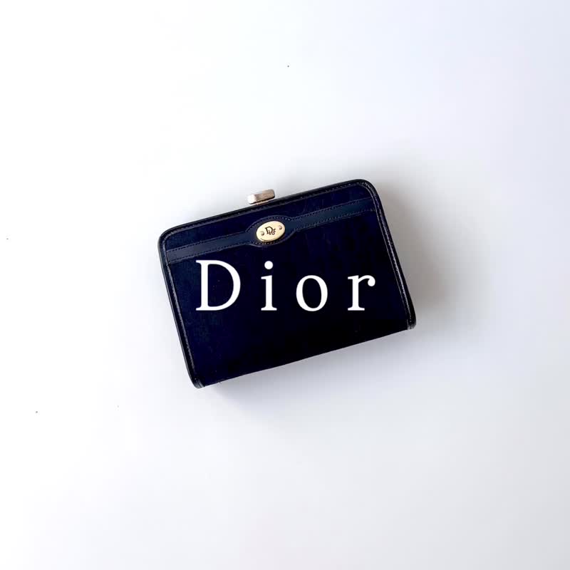 Dior经典Oblique老花口金包F32 vintage - 零钱包 - 其他材质 