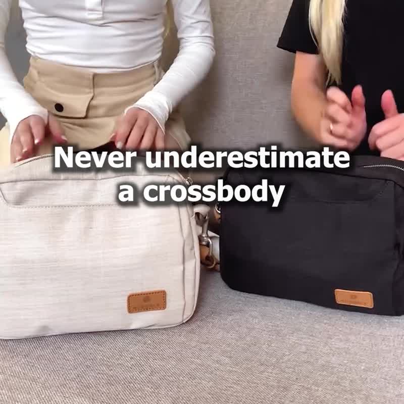 Siena Pro 斜背包-紫色|日常袋 多口袋 旅行随身包 侧背包 - 侧背包/斜挎包 - 聚酯纤维 紫色