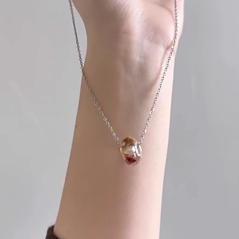 不锈钢潘朵拉 胎毛 脐带 项链 - 婴儿饰品 - 树脂 