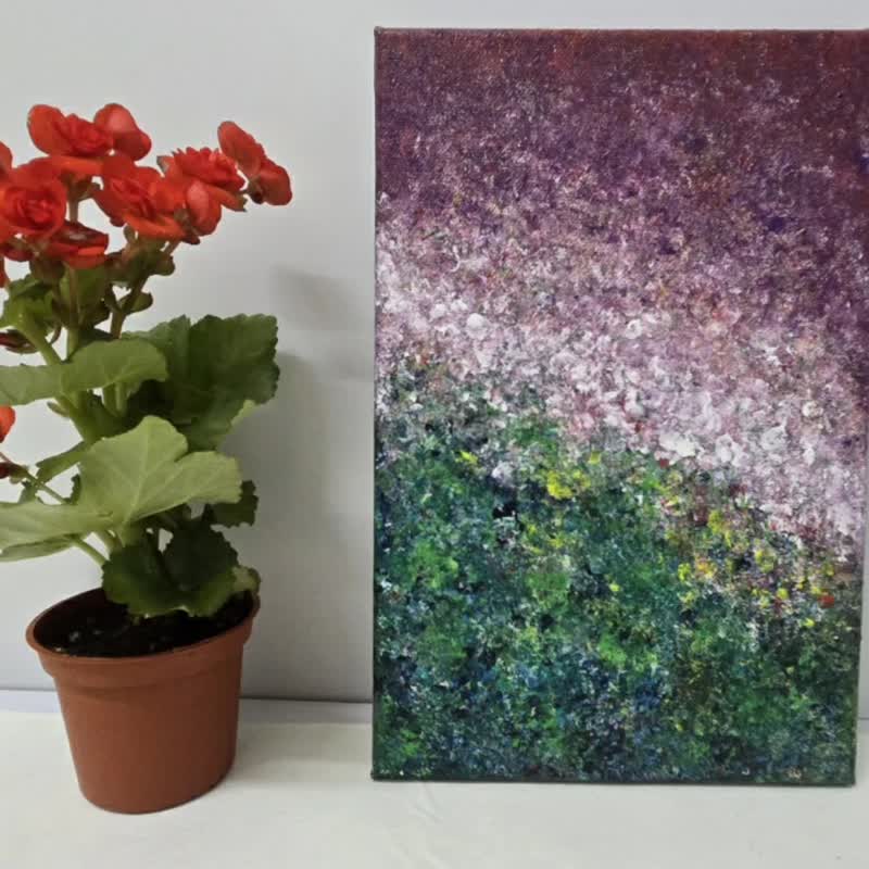 悸涵画话/疗愈Fun系列/情绪释放抽象画/压克力画/疗愈小物 - 摆饰 - 压克力 