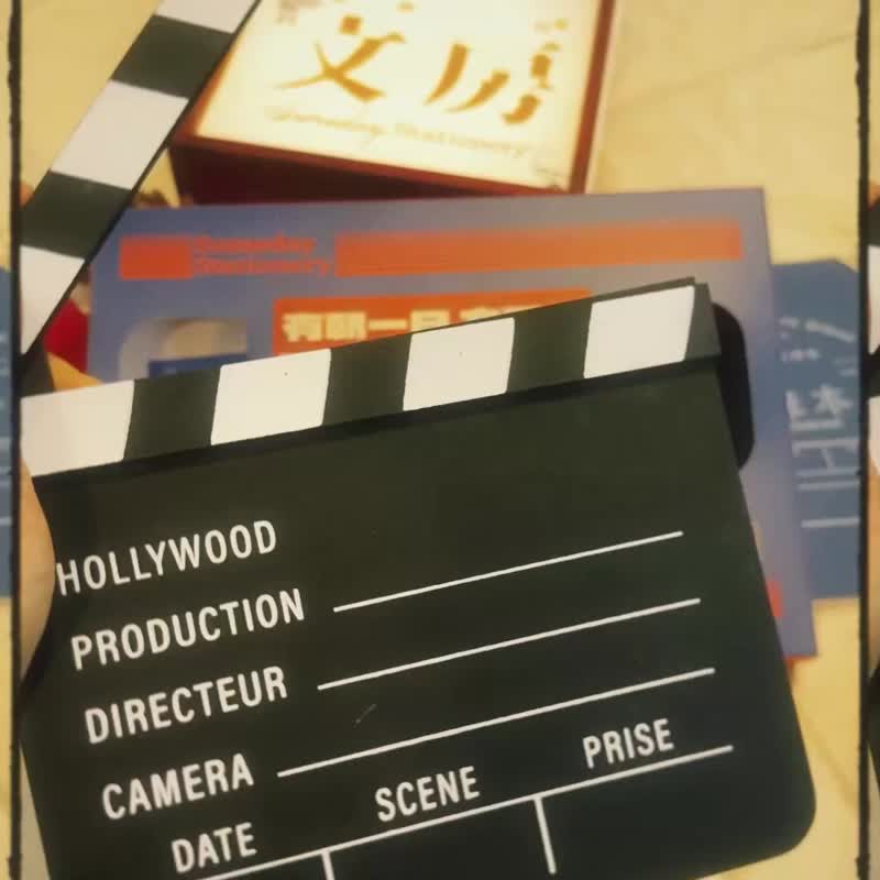 有朝一日 文房具系列 - 疯狂电影之夜 MOVIE GIFTSET - 卡片/明信片 - 纸 蓝色