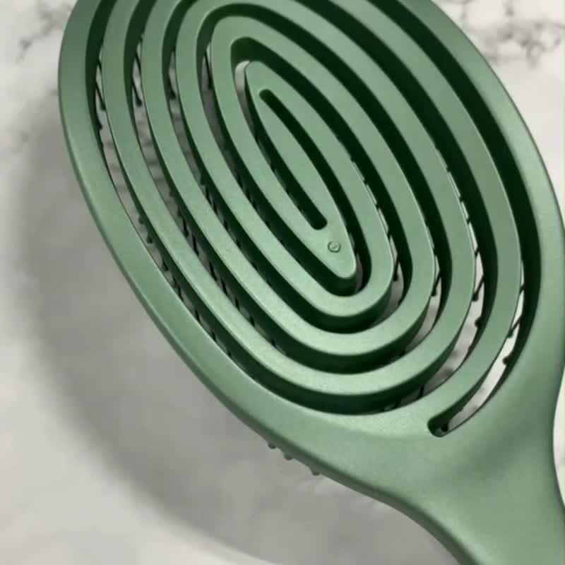 Lasen3D弹性抗纠结梳 (罗勒绿) | 潘朵拉的美妆盒 - 彩妆刷具/镜子/梳子 - 塑料 