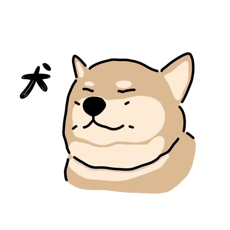 似颜绘 にがおえ 极简人像画 宠物篇 - 电子手绘真人画像/绘画/插画 - 其他材质 