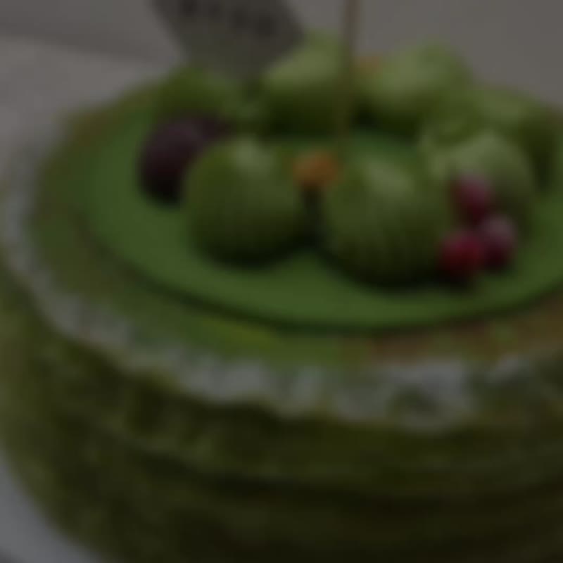 厚抹茶栗子千层蛋糕7寸(可宅配/母亲节蛋糕/生日蛋糕/蛋奶素) - 蛋糕/甜点 - 其他材质 