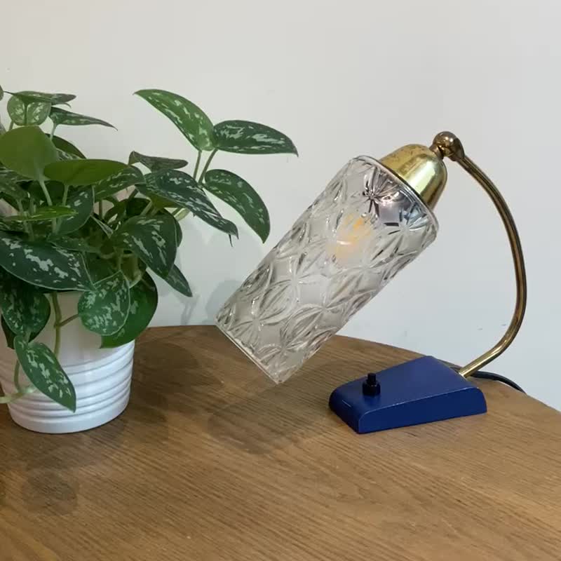 70s-80s Vintage Lamp古董枱灯/复古灯/古董家品/欧洲灯 - 灯具/灯饰 - 其他金属 蓝色