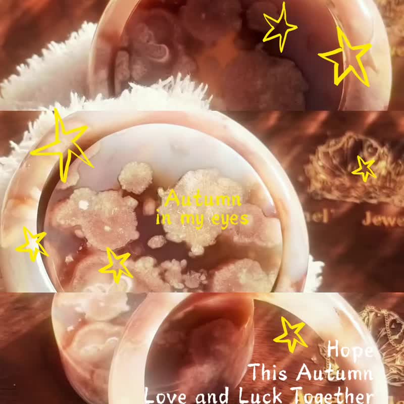 满树烂漫丨樱花玛瑙手镯丨水晶灵气能量喷雾丨弥雅原创设计BC75 - 手链/手环 - 水晶 粉红色
