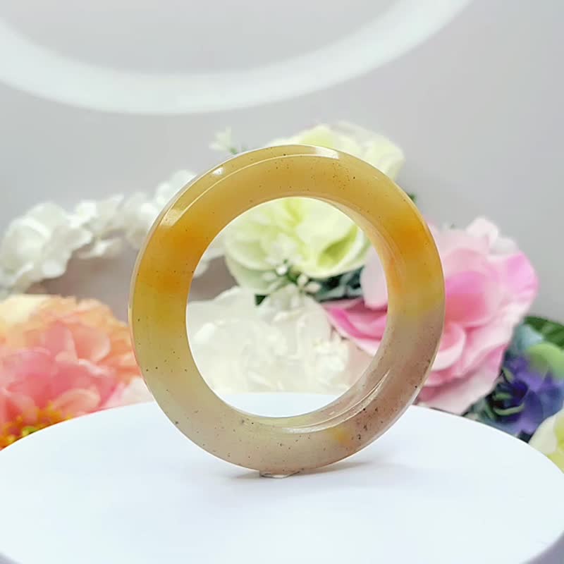 NO.188野莓蜜桃六方镯 内径52MM 圈口 意境美佘太翠 佘太玉 手镯 - 手链/手环 - 玉石 多色