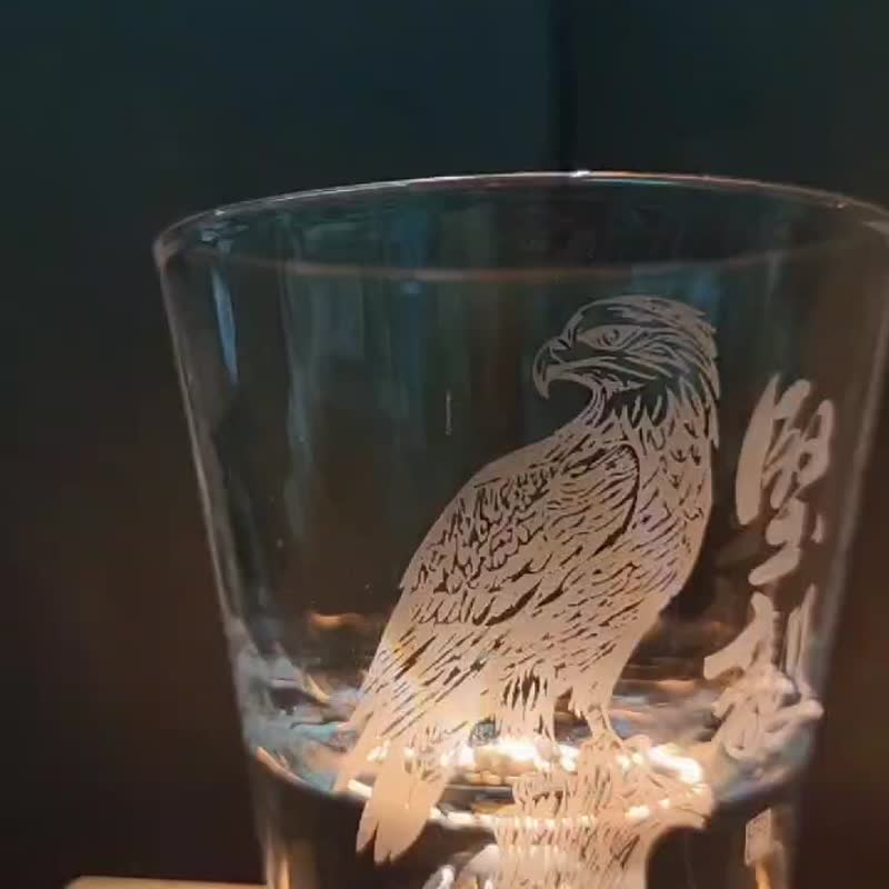 【定制化礼物】题字玻璃杯 - 玻璃杯 - 玻璃 白色