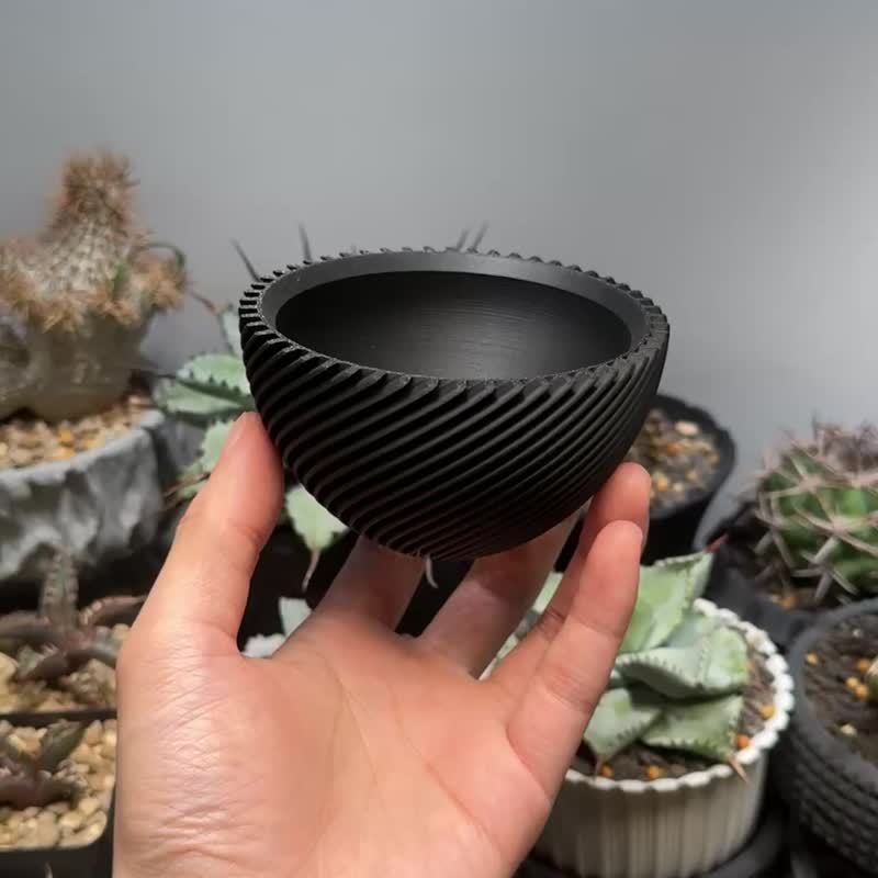CBP001 植木钵 耐热/室外/原创设计/多肉块根植物/盆器盆栽/送礼 - 植栽/盆栽 - 塑料 多色