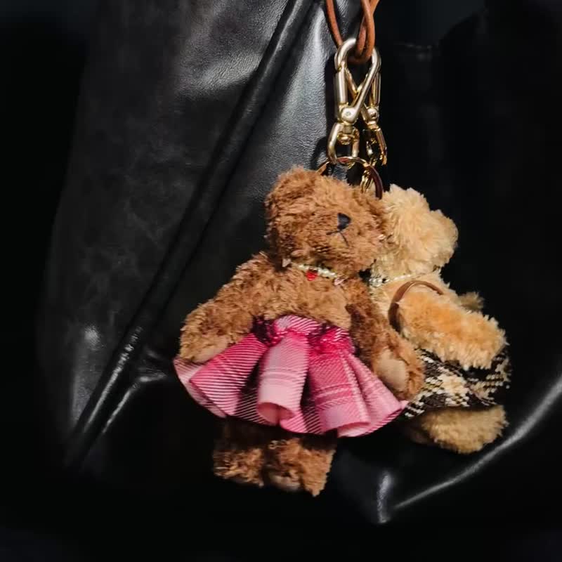 Sweet Bear 小熊玩偶钥匙圈 吊饰 礼盒 - 钥匙链/钥匙包 - 其他材质 多色