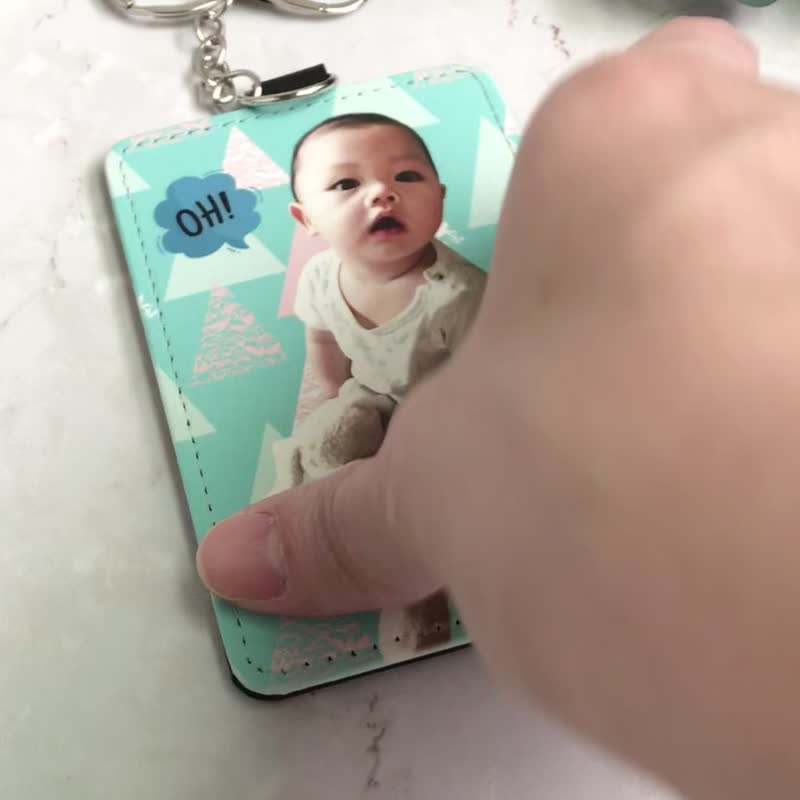 定制化 |  皮革 文青风格 双卡 证件套/票卡夹 - 证件套/卡套 - 人造皮革 多色