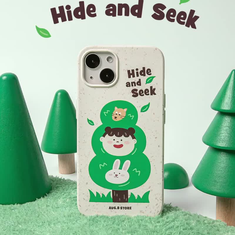 AUG8 STORE 捉迷藏 Hide and Seek 全降解iPhone手机壳 雾面 - 手机壳/手机套 - 其他材质 
