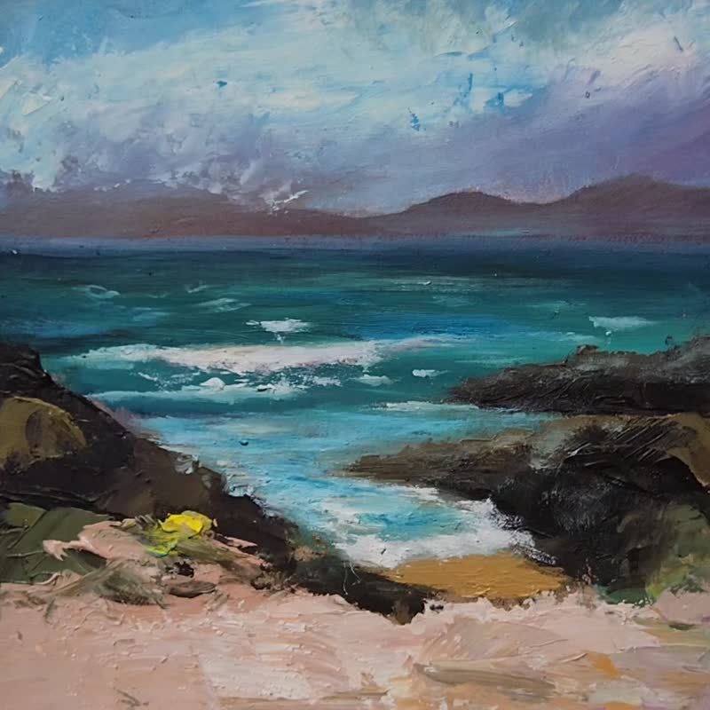大苏尔海岸海景原创油画 - 插画/绘画/写字 - 其他材质 