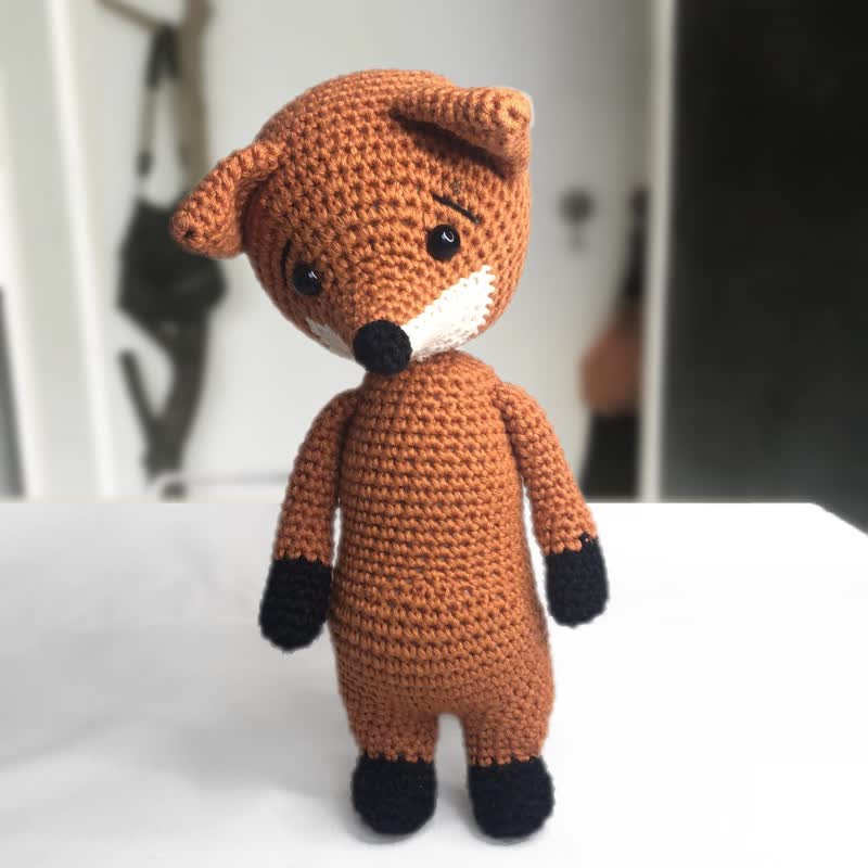Amigurumi Crochet Pattern - Sherlock the Fox - PDF Tutorial , DIY - 手工艺教程/工具书 - 其他材质 