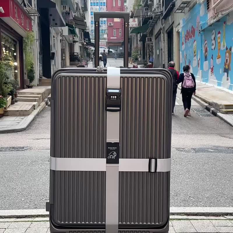 【Hong Kong 手绘地图系列】双重加固 密码锁十字体行李带 - 行李吊牌 - 其他人造纤维 多色