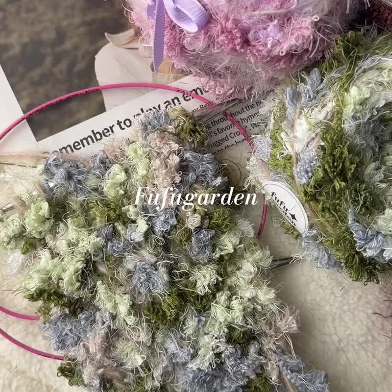 Fufugarden-霧色花園 Misty Garden手混毛線系列系列-鉤針棒针 - 编织/刺绣/羊毛毡/裁缝 - 其他人造纤维 
