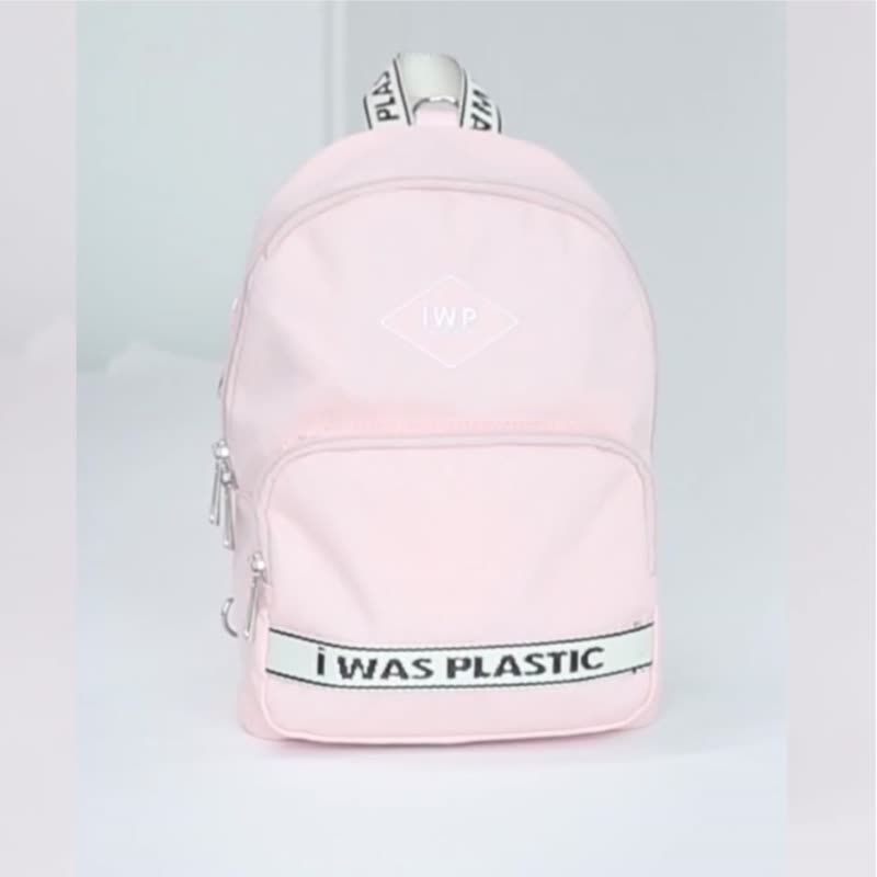 【IWP】Mini Backpack 3WAY 韩国轻量迷你走走包-黑 礼物 - 后背包/双肩包 - 环保材料 黑色