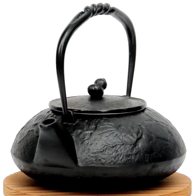 及富 南部铁器 铁瓶 铁壶两用茶壶 葫芦0.5L 黑色 日本制 - 茶具/茶杯 - 其他金属 黑色