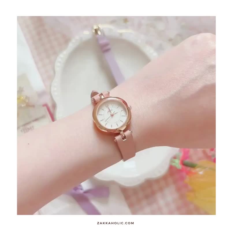 It's your time to bloom 花形表盘手表 Flower Watch - 女表 - 其他材质 粉红色