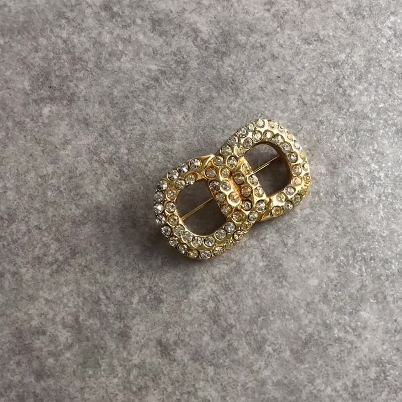 【日本直送二手包装】CELINE胸针金马衔石复古vintage老vgfkpz - 胸针 - 其他材质 金色