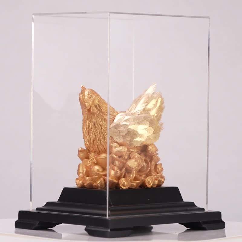 聚财金鸡│开业开市、开幕乔迁推荐│小橱窗 - 摆饰 - 24k 金 金色