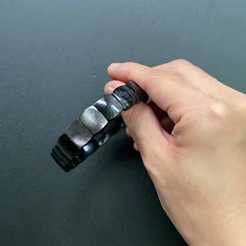 招财吸金幸运石-高品质闪耀带眼 金运石 手排 招财开运 避邪 开运 - 手链/手环 - 水晶 多色