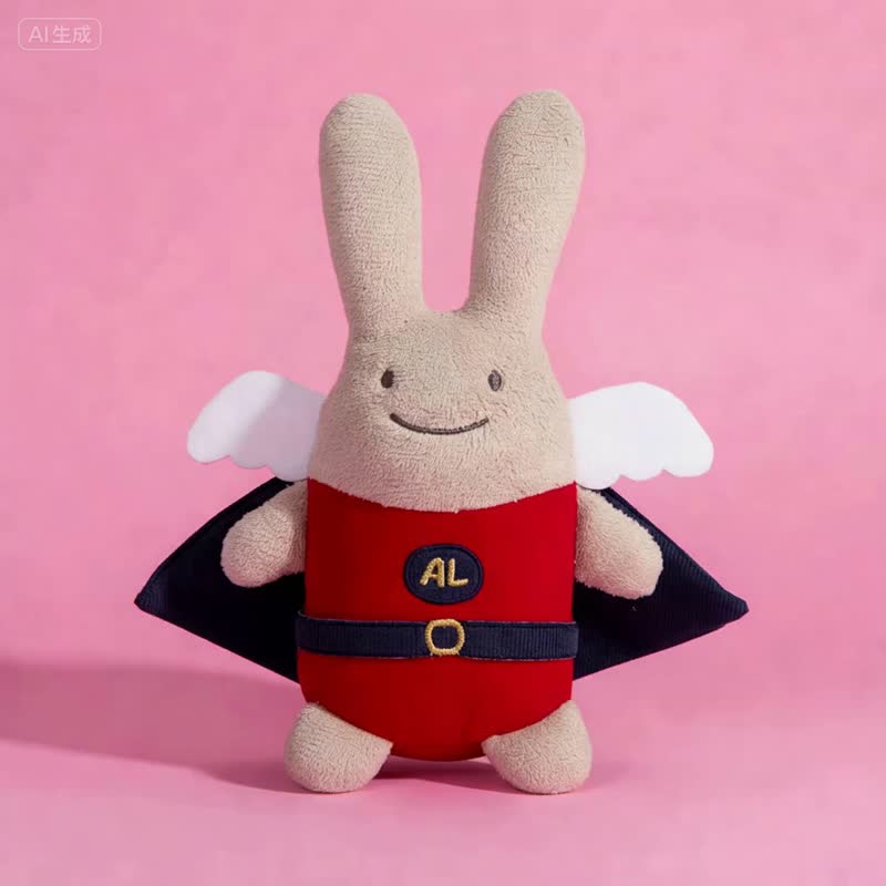 Trousselier - 红色超人小兔公仔 26厘米 - 玩具/玩偶 - 其他材质 红色