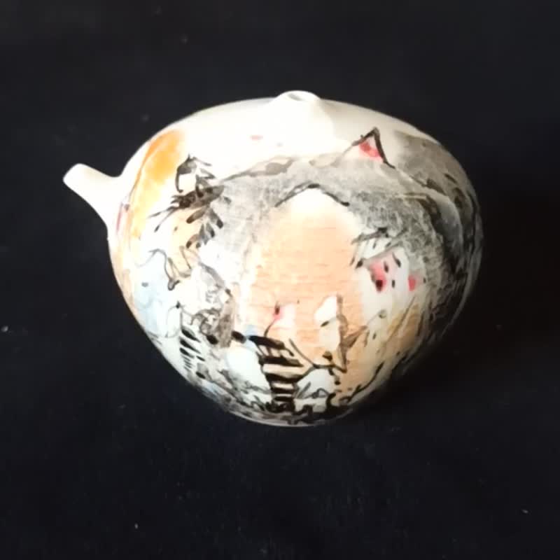 釉下彩文房四宝水滴书画用品 - 盘子/餐盘/盘架 - 瓷 多色