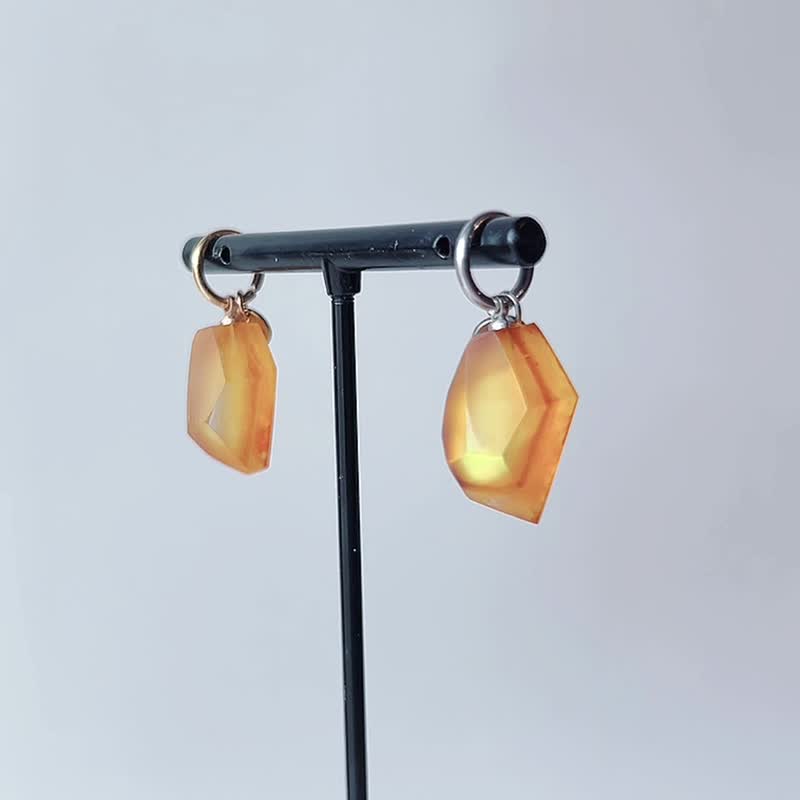 Frames 替换式坠饰 / Fragment / Interchangeable / Gem Fire - 吊饰 - 树脂 黄色