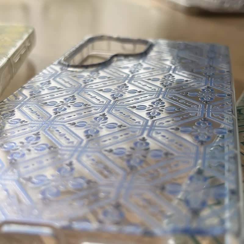 青瓷蓝田 透彩花砖系列 防摔手机壳 CSBT09 - 手机壳/手机套 - 硅胶 多色