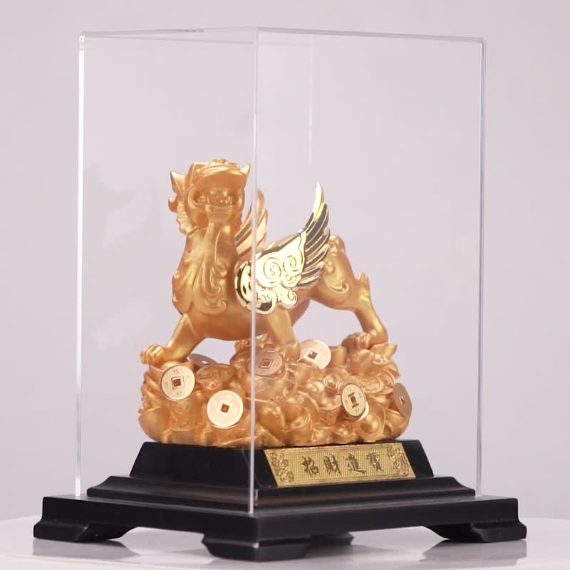 招财貔貅金箔摆饰 | 开业开市礼 定制贺礼 - 摆饰 - 24k 金 金色