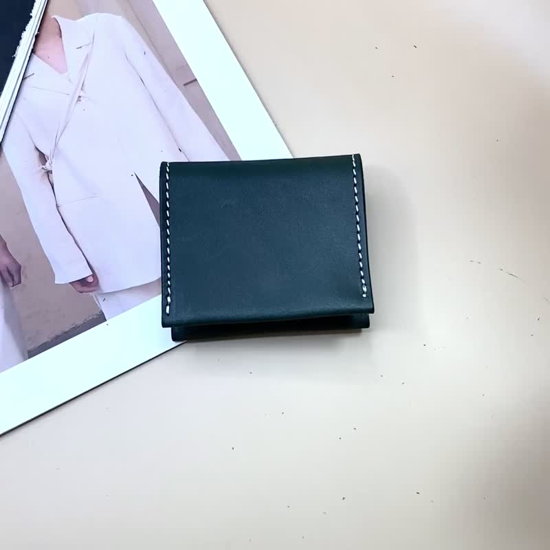 立体翻转零钱包 零钱袋 真皮零钱包 小钱包 可定制烫金/压印 - 零钱包 - 真皮 