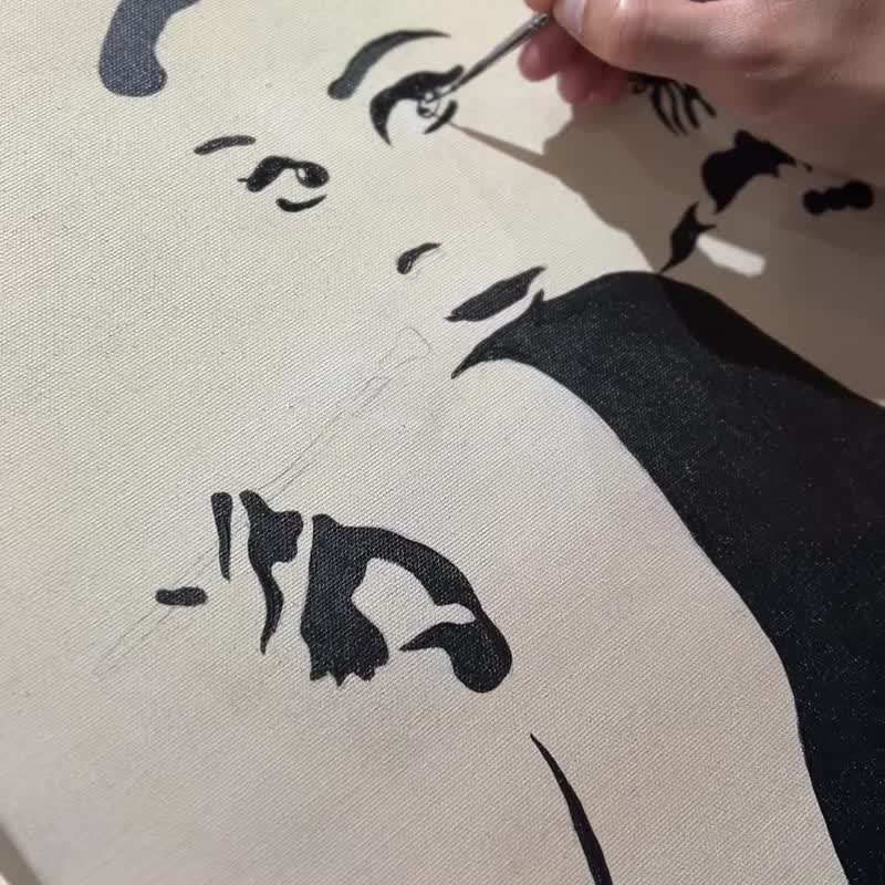 IARTS 海报剪影画 Poster Silhouette Portrait - 插画/绘画/写字 - 压克力 