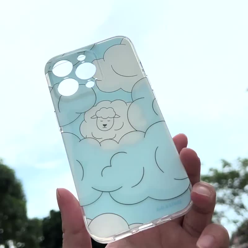 AUG8 STORE 小羊在云间iPhone手机壳 亮面/双层/立体 - 手机壳/手机套 - 塑料 