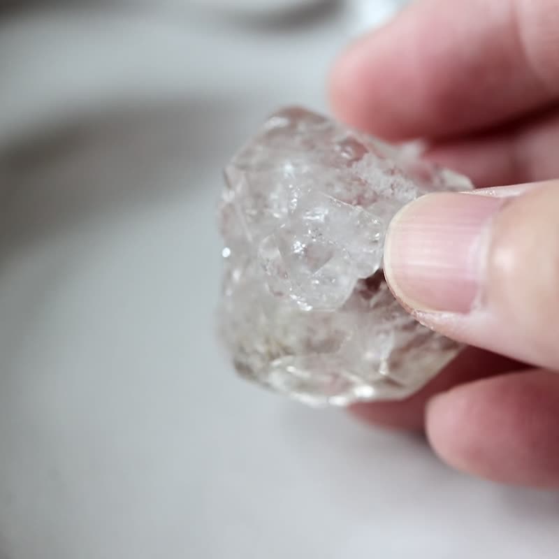 白泥骸骨水晶 Skeletal Quartz no.2 - 摆饰 - 水晶 透明