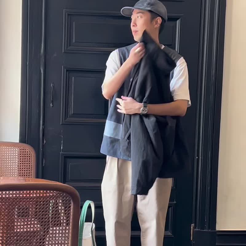 JACKET 秋冬立領防水風衣外套 日系戶外寬鬆多口袋復古休閒設計 - 男装外套 - 防水材质 多色